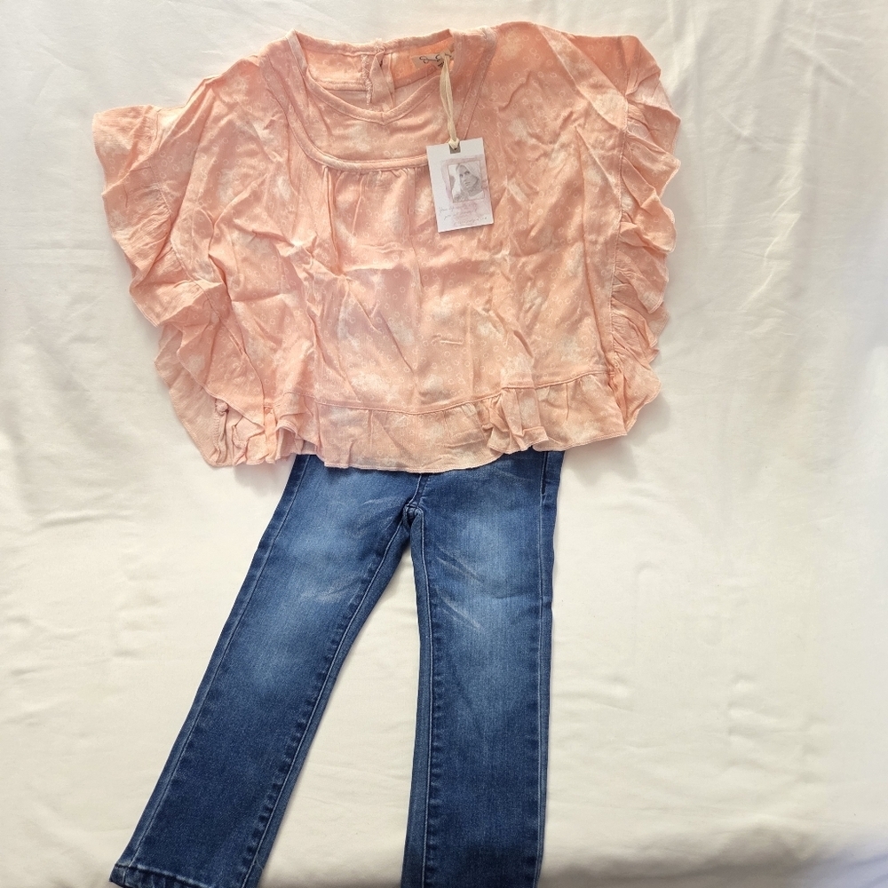Jessica Simpson Joe Fresh Toddler Girl Outfit Set 2T